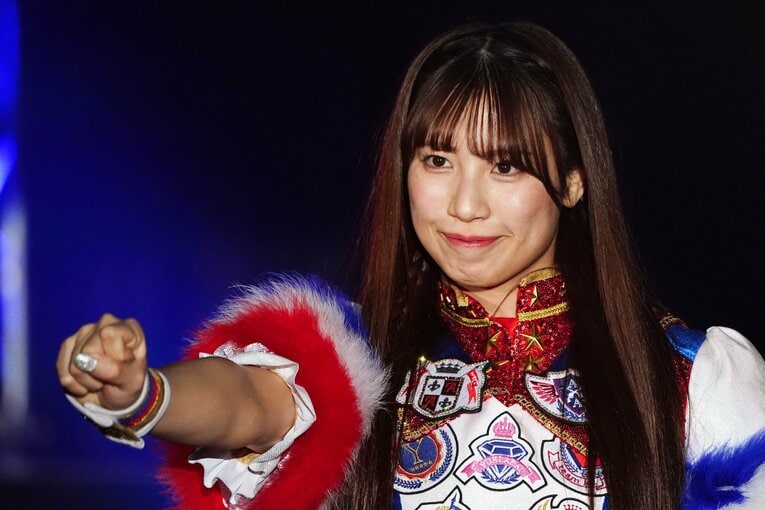 入場する荒井優希　©Essei Hara