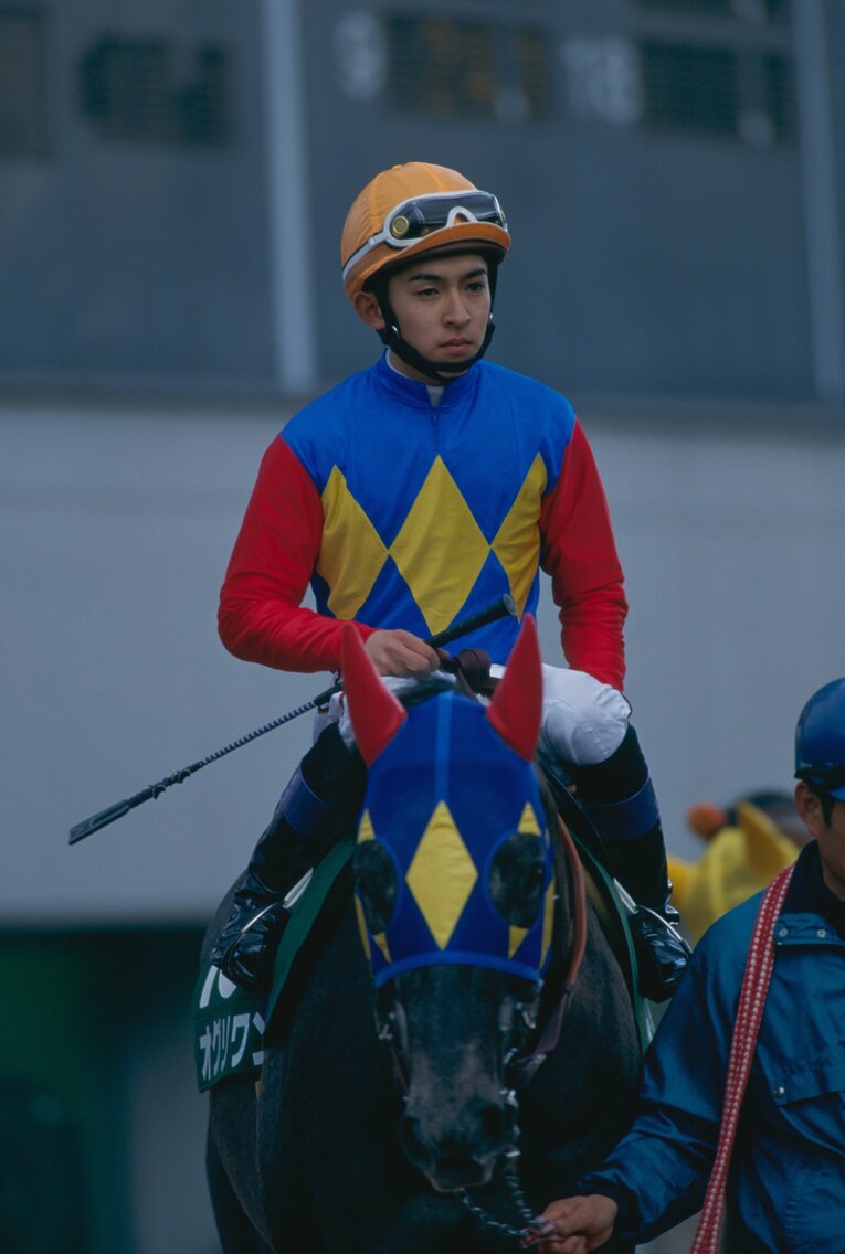 1996年3月2日、中京競馬場でのデビューの日。初騎乗初勝利を含む2勝を挙げた　©Keiji Ishikawa