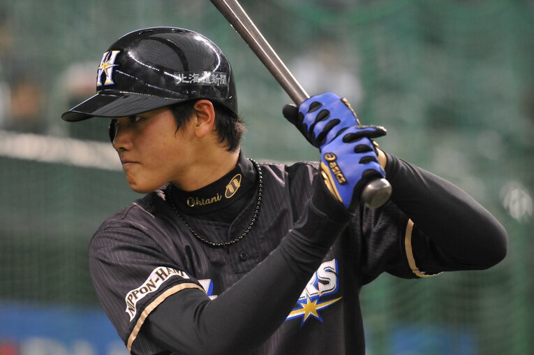 プロ1年目の大谷翔平（2013年）　©BUNGEISHUNJU