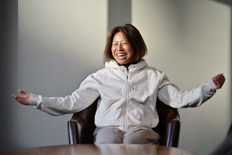 「コーチになるにはどうしたらいいか」青学大の原晋監督に相談したという福士さん　©︎Hideki Sugiyama