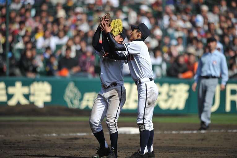 大フィーバーを巻き起こした興南高校　©︎Hideki Sugiyama