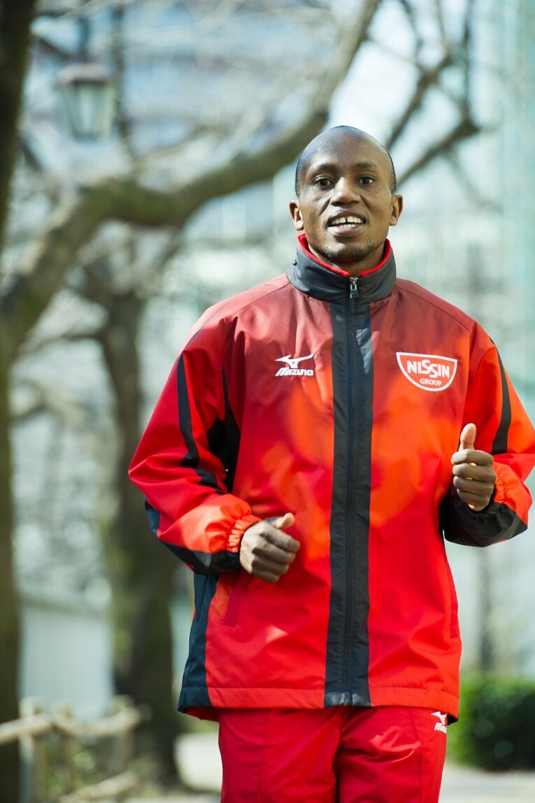 山梨学院大附から山梨学院大を経て実業団の日清食品でも活躍したメクボ・ジョブ・モグス。箱根路での快走を記憶するファンも多い　©BUNGEISHUNJU