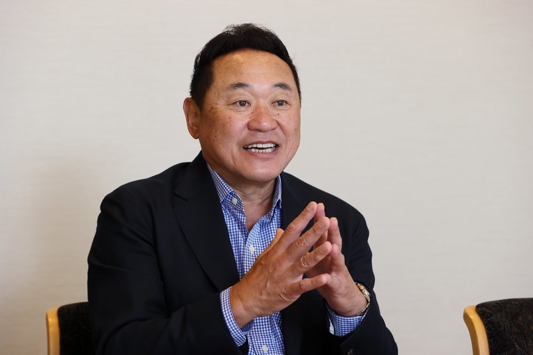 松木安太郎さん。1995年からサッカーのテレビ解説に携わってきた　©Shigeki Yamamoto