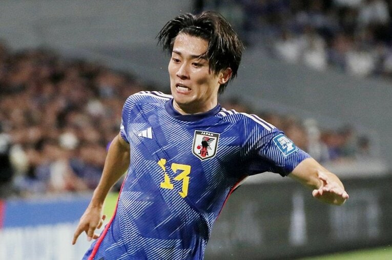 ミャンマー戦、シリア戦と2試合連続で先発し、計2ゴール1アシストをマークした中村敬斗（23歳）。三笘薫を追う存在として存在感を高めている ／ photograph by JIJI PRESS