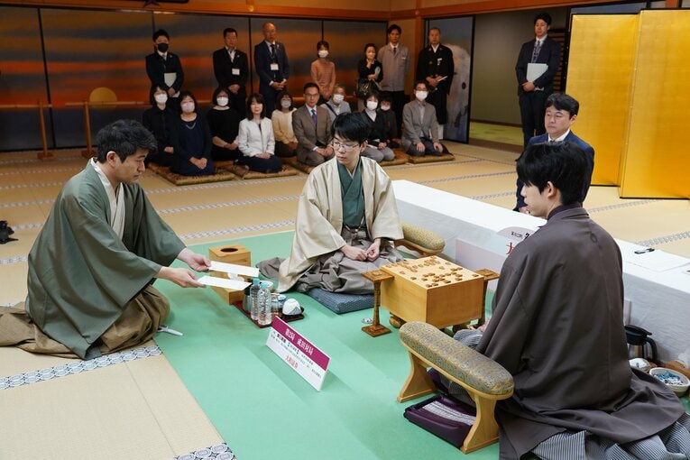 名人戦第2局は成田山新勝寺で開催された　©日本将棋連盟