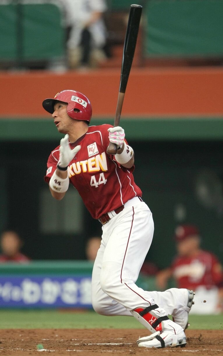 中谷監督の楽天時代　©JIJI PRESS