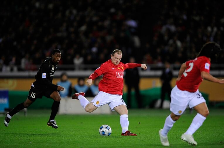 2008FIFAクラブワールドカップ決勝のルーニー　©︎Takuya Sugiyama
