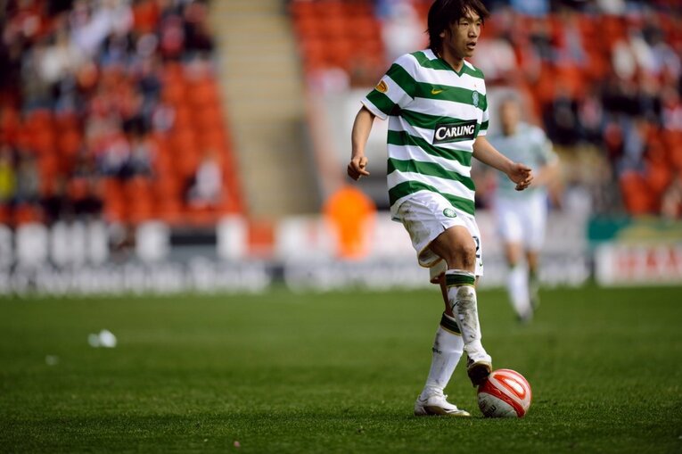 セルティック時代の中村俊輔　©Sports Graphic Number