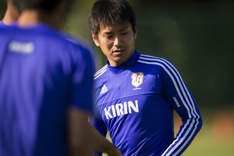 日本代表候補合宿に参加する遠藤康（2015年）©︎Takuya Sugiyama