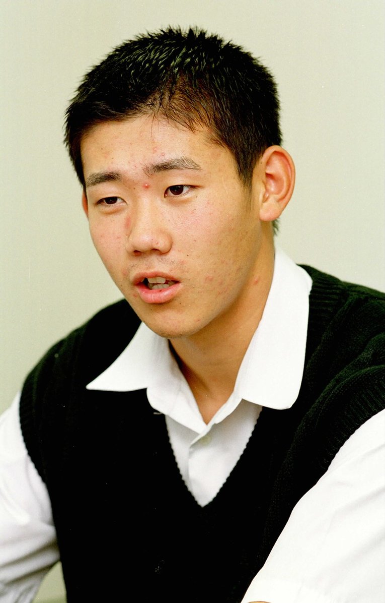 横浜高校時代の松坂　©Sports Graphic Number