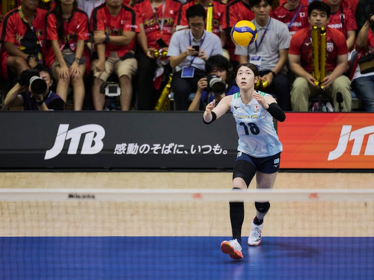 バレーボールネーションズリーグ 韓国戦　©︎Yuki Suenaga