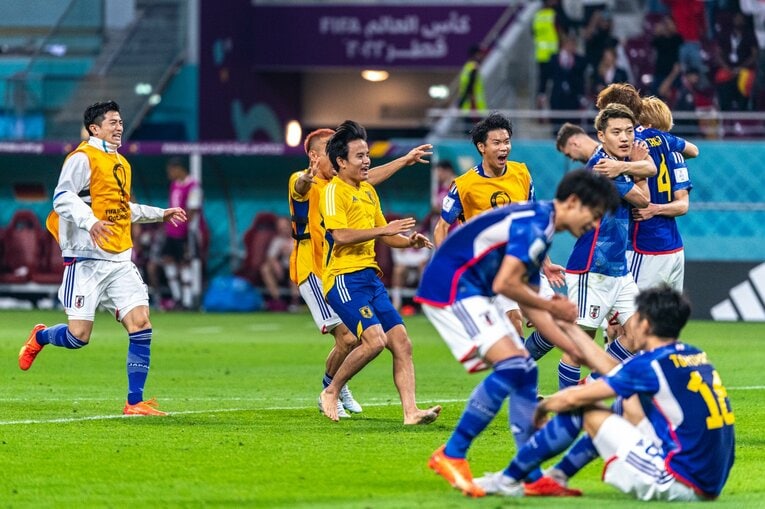 カタールW杯の久保　©Takuya Sugiyama/JMPA