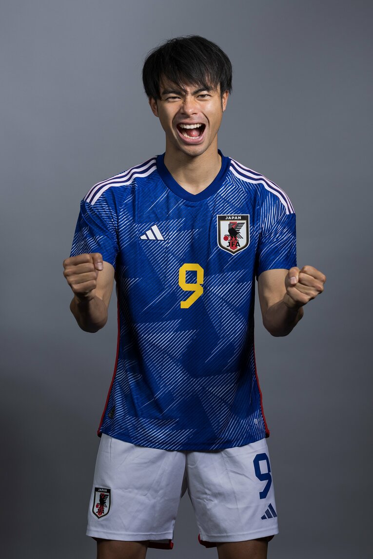 カタールW杯、三笘薫のポートレート写真 ©Getty Images