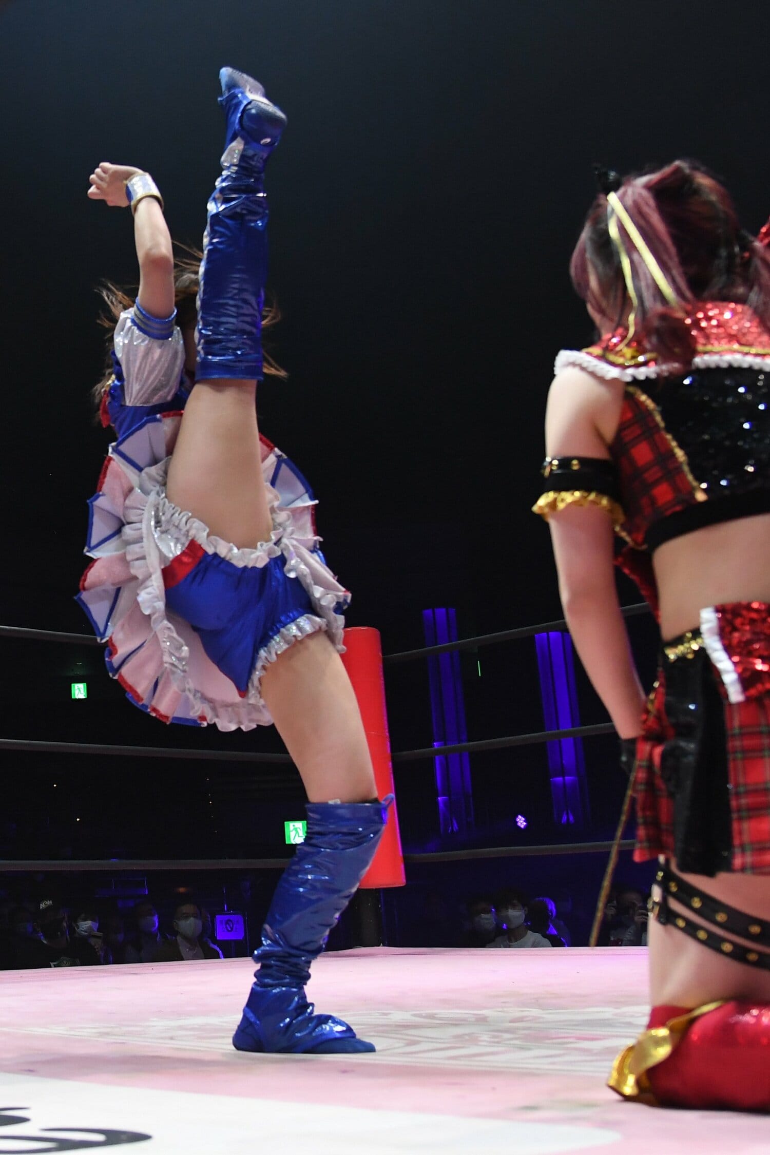 荒井優希のフィニッシャーであるFinally（かかと落とし）