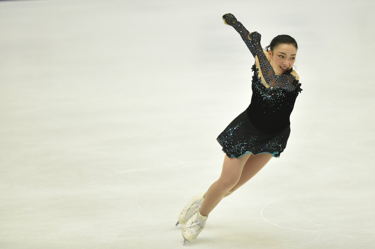 2015年GPシリーズ中国杯にて　FS「『リバーダンス』より Reel Around The Sun」より　©️Asami Enomoto