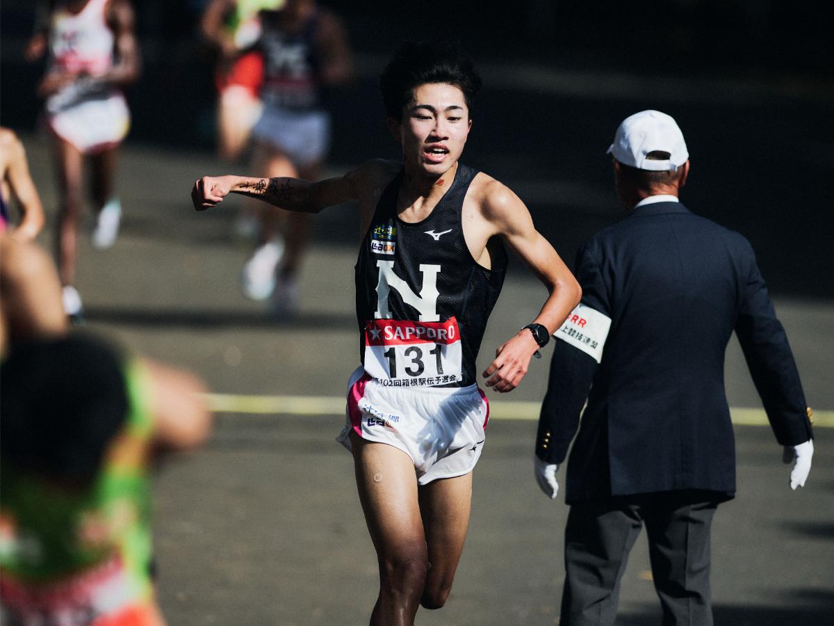 箱根駅伝予選会ではチーム2番手と主将の意地を見せた中澤星音 ©Yuki Suenaga