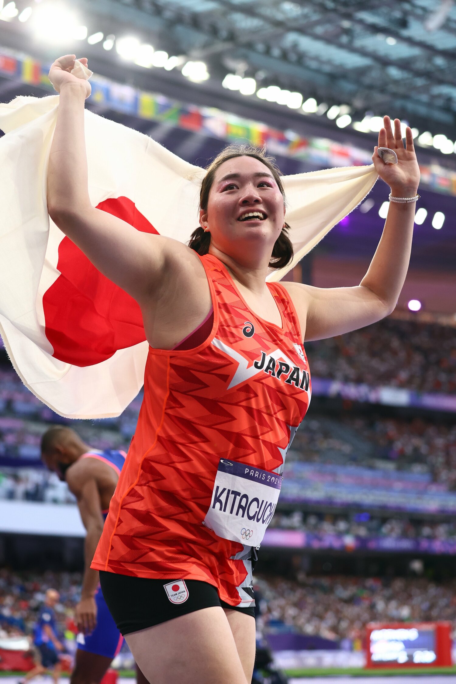 マラソンを除く種目では日本人女子初の金メダルとなった北口　©︎Ryosuke Menju / JMPA