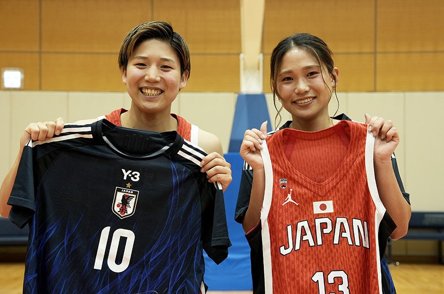 バスケットボール・町田瑠唯とサッカー・長野風花が競技を超えて交流！「応援をチカラに変えて女子スポーツをもっと盛り上げていきたい」