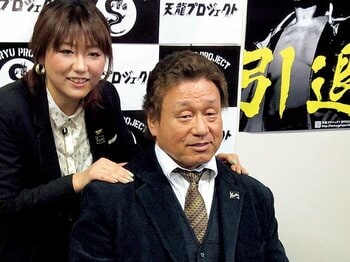 “ミスター・プロレス”天龍源一郎の引退ロード。~ドスの利いた言葉と家内への愛~<Number Web> photograph by KYODO