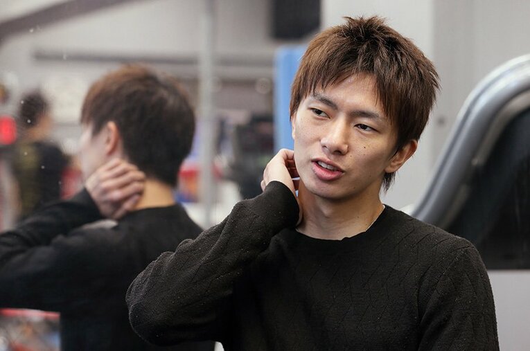 世界王者乱立の時代でも、2団体統一王者は日本で田口良一しかいない。見た目以上に豪胆なボクサーである。 ／ photograph by Shigeki Yamamoto