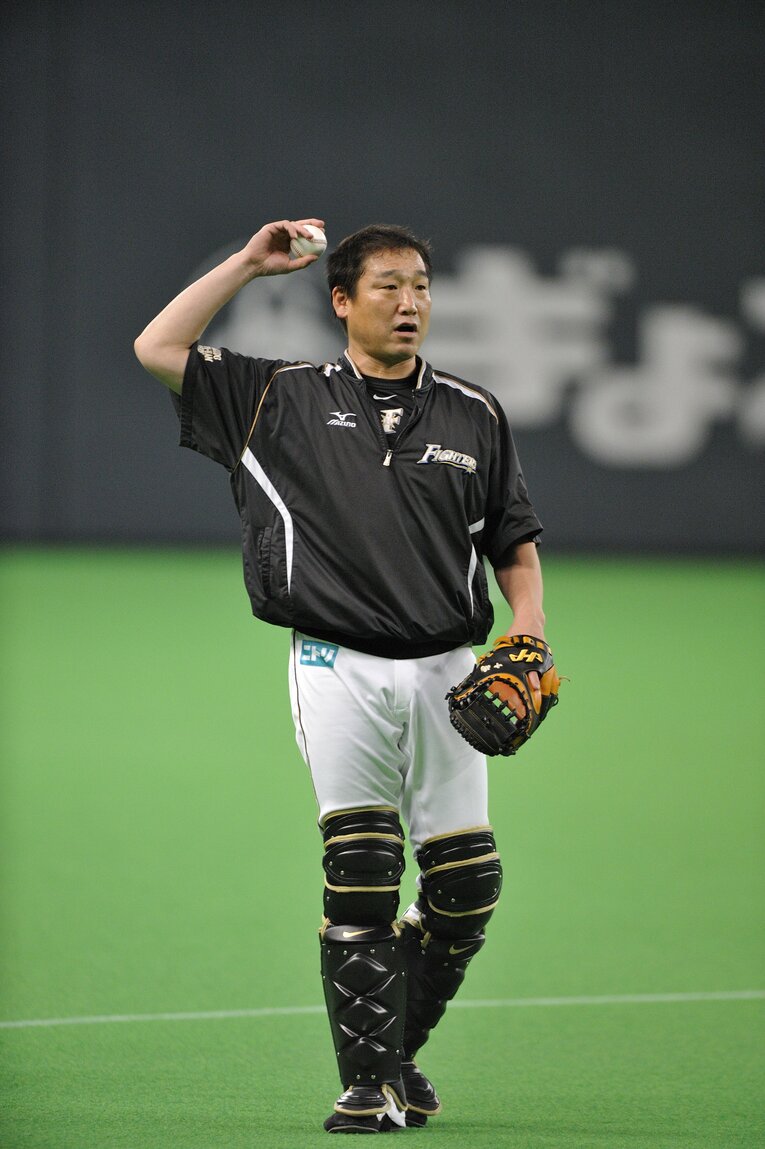 日本ハム現役時代の中嶋監督　©︎BUNGEI SHUNJU