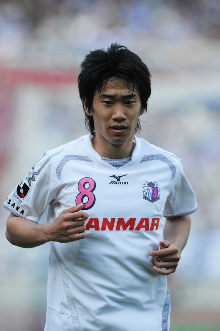 2010年4月、ドルトムント移籍前の香川真司。当時もセレッソの象徴である8番を背負ってプレーした