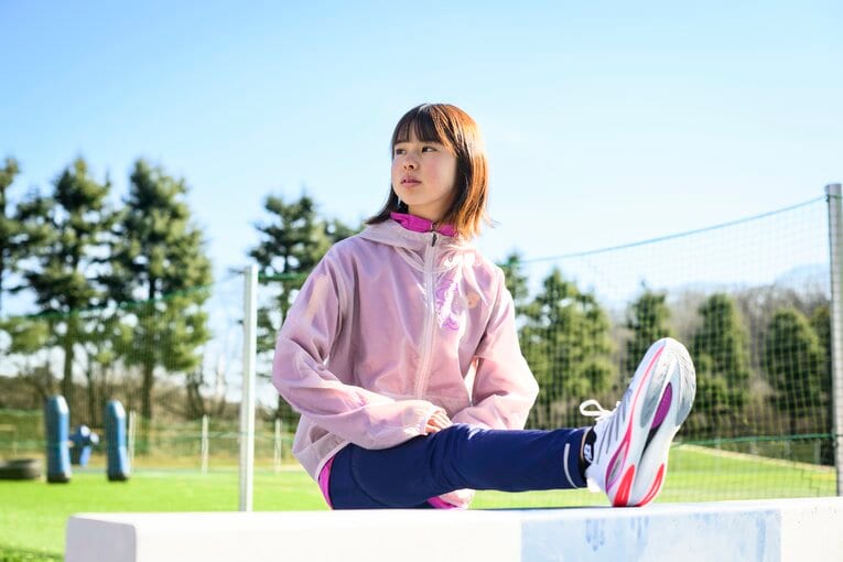 2023年8月の世界陸上に照準をあわせて準備しているという不破聖衣来　©︎Asami Enomoto