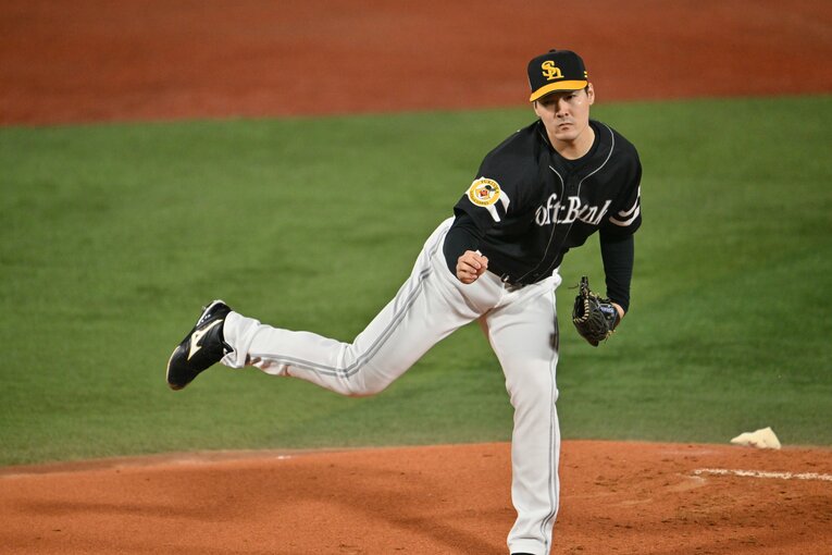 第6戦以降は、初戦で7回無失点の好投を見せた有原（写真）、第2戦の勝利投手モイネロの先発が見込まれるが　©Hideki Sugiyama