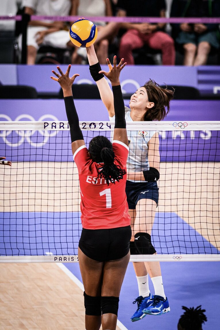 パリ五輪予選ラウンド・ケニア戦　©︎Volleyball World