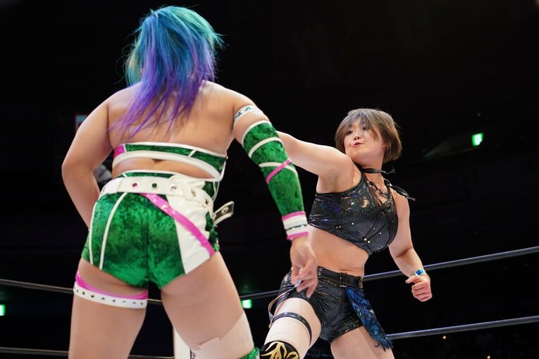 3月26日の両国国技館、飯田沙耶vsMIRAI