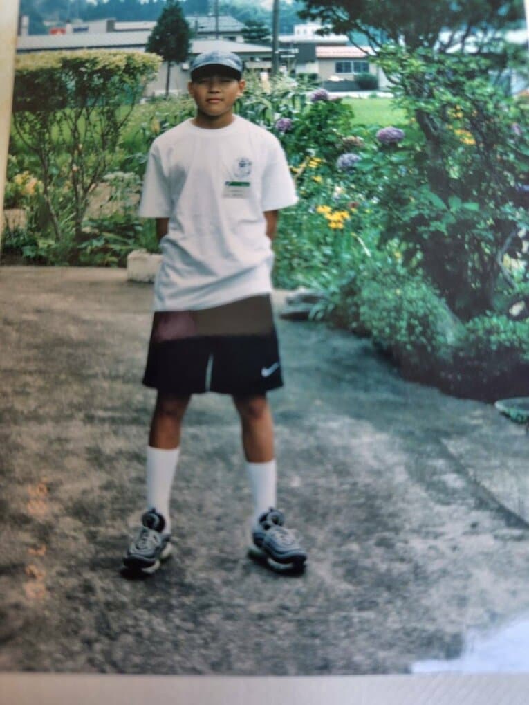 小学生時代の清水邦広（写真＝母・香代子さん提供）