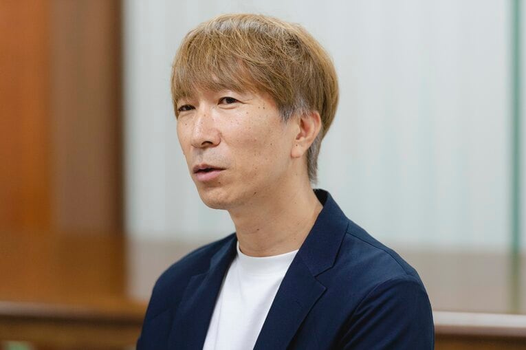 「負けた人を書きたい」と語る森合氏　©︎Wataru Sato