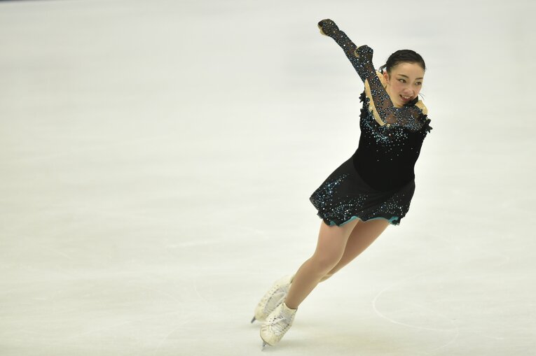 2015年GPシリーズ中国杯にて　FS「『リバーダンス』より Reel Around The Sun」より　©️Asami Enomoto