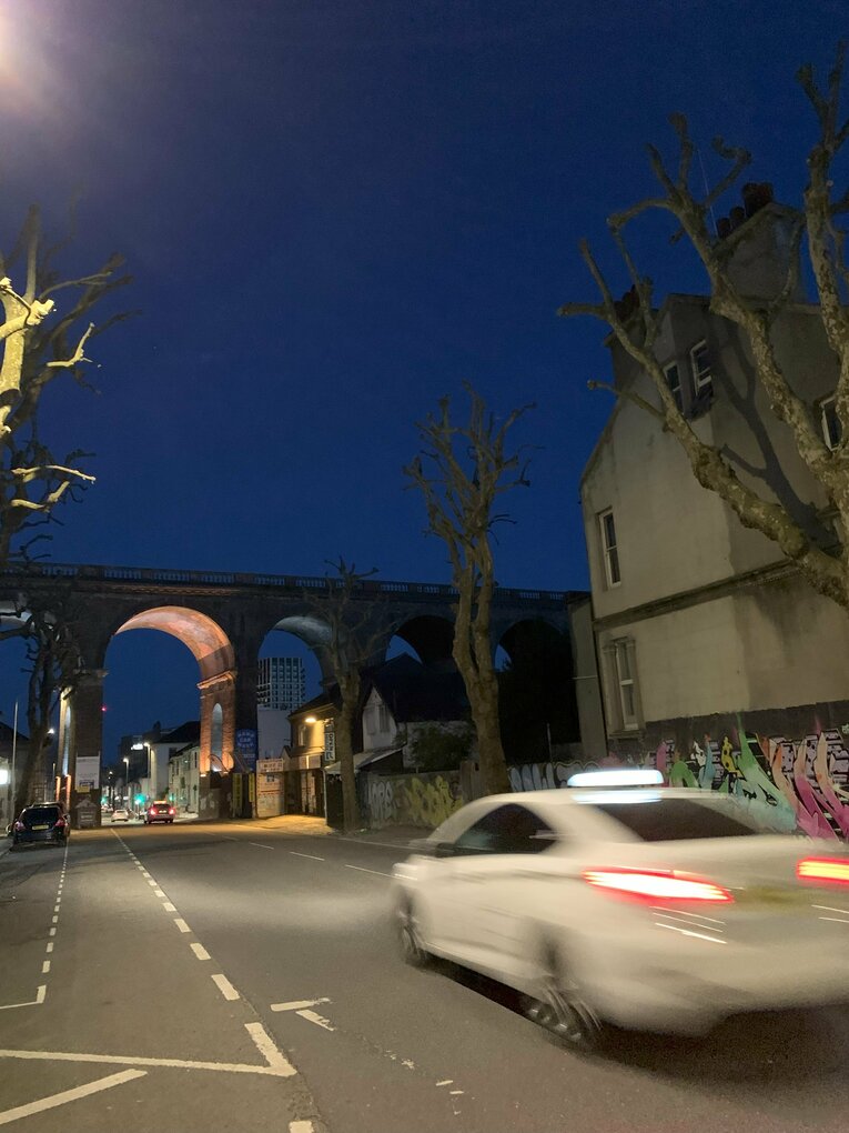 オシャレなブライトンの町並み　©Yoichi Igawa　