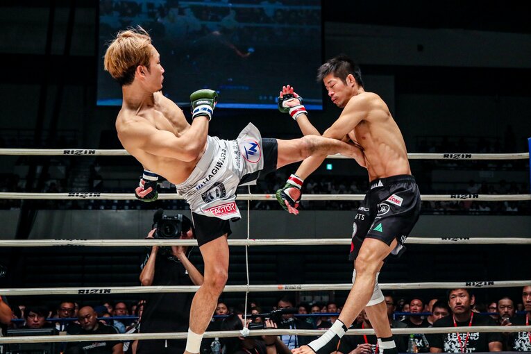 『RIZIN.12』朝倉未来vs.日沖発　©RIZIN FF Susumu Nagao