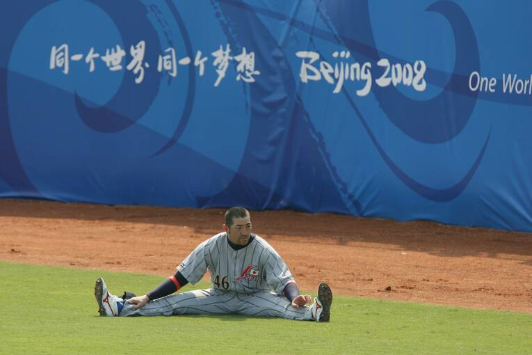 北京五輪、1次リーグの中国戦で ©JMPA