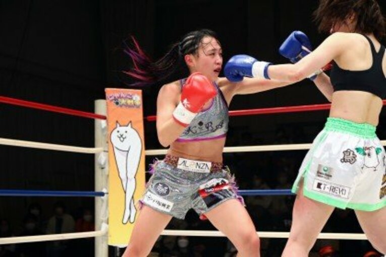 2022年2月のKrush後楽園大会では豊嶋里美に勝利　©K-1