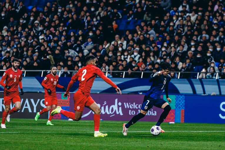三笘をW杯のピッチで観ることはできるのだろうか…　©︎Kiichi Matsumoto