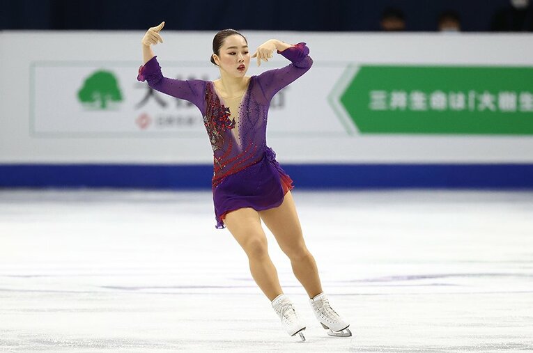 樋口新葉（2020年　四大陸選手権） ／ photograph by Getty Images