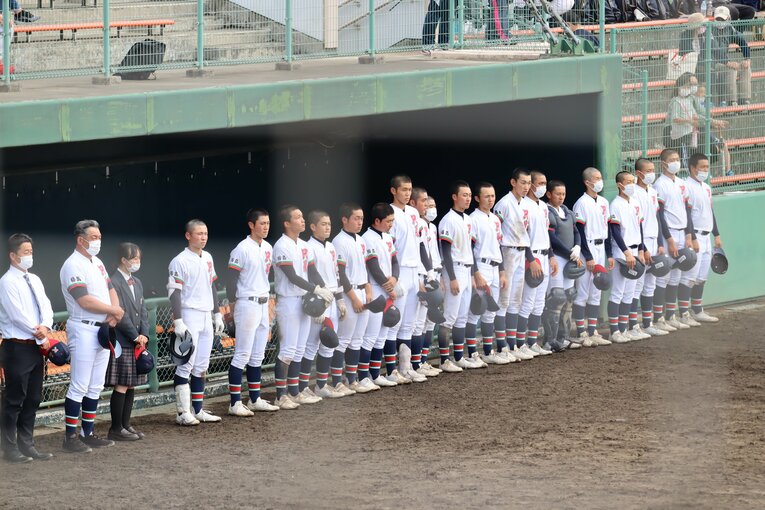©Genki Taguchi　※写真をクリックいただくと、12年ぶりに高校野球県大会が開催された福島県南相馬市の風景、只見高校・センバツ後初の公式戦の様子をご覧になれます