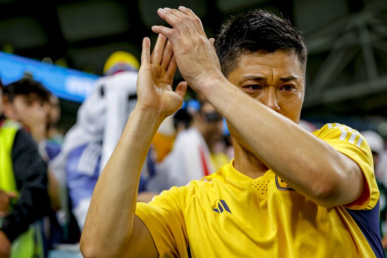 クロアチア戦後　©Kiichi Matsumoto／JMPA