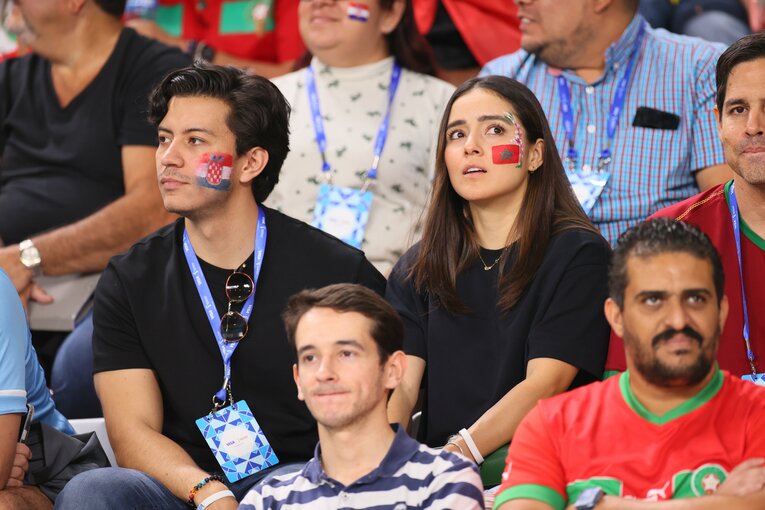 モロッコ代表のサポーター　©Kaoru Watanabe／JMPA