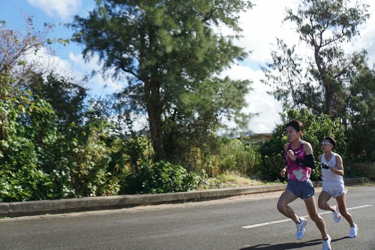 【1月の鹿児島合宿の様子…吉居大和＆徳之島ののカット集】©Number Web