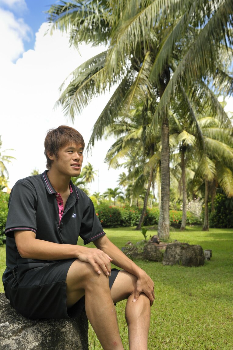 9年前のグアムキャンプにて　©︎Takuya Sugiyama