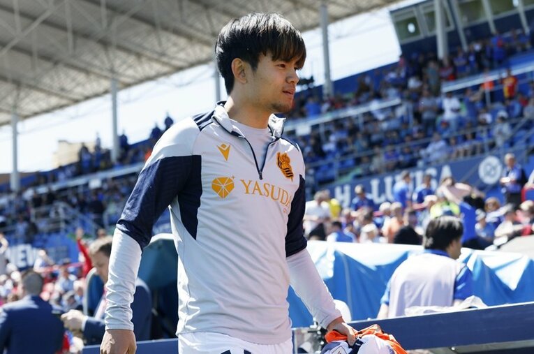 ヘタフェ戦で途中出場した久保建英。マドリーなど3強との戦いを残すが、来季欧州戦線の出場権確保のためには今こそ彼の力が必要となる ／ photograph by Daisuke Nakashima
