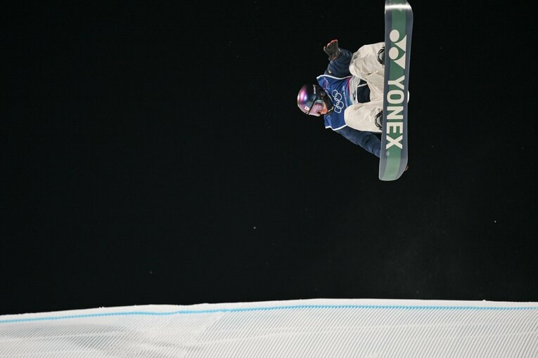 木村葵来が金メダル、木俣椋真が銀メダルを獲得した男子ビッグエア　©Nanae Suzuki／JMPA