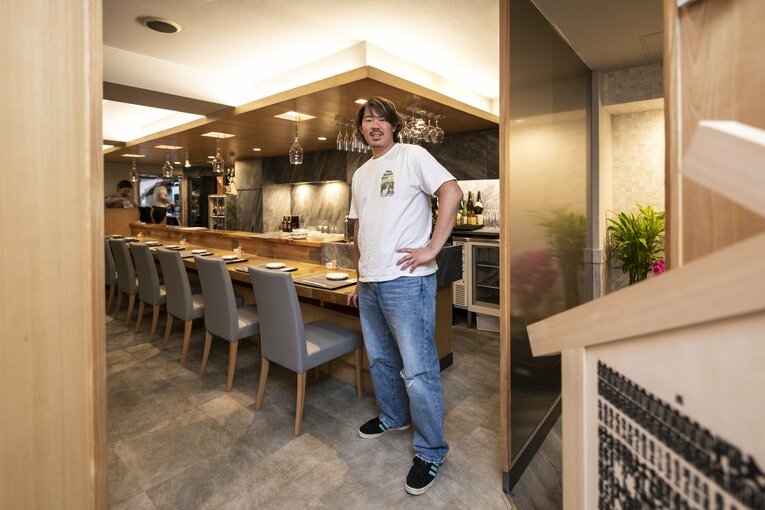 ちゃんこ店を経営する今　©Takuya Sugiyama