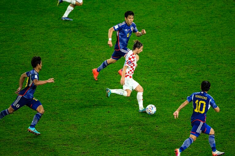 2022年カタールW杯 クロアチア戦　©︎Takuya Sugiyama／JMPA
