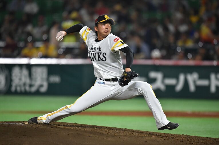 長年ホークスのローテを守る東浜　©Hideki Sugiyama