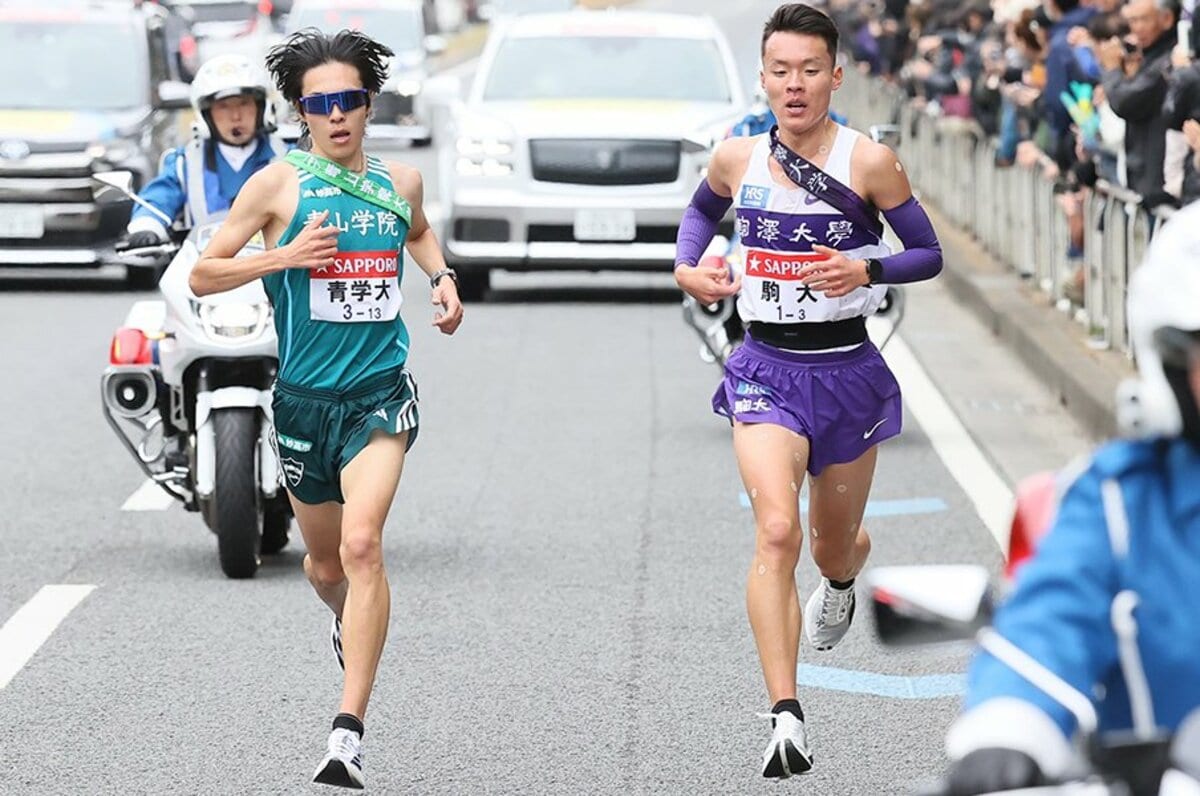 青学大・太田に並ばれた駒澤大・佐藤へ「絶対に気持ちでついて行け